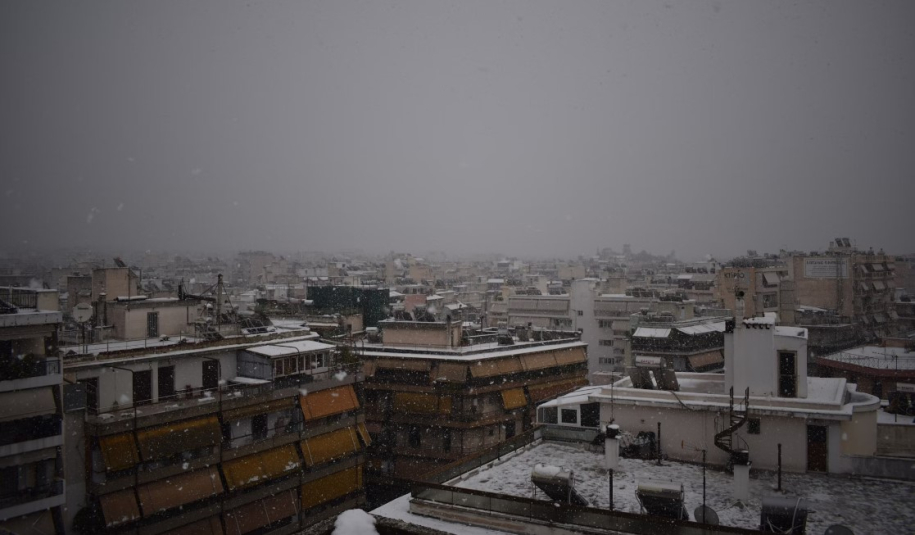 athens snow