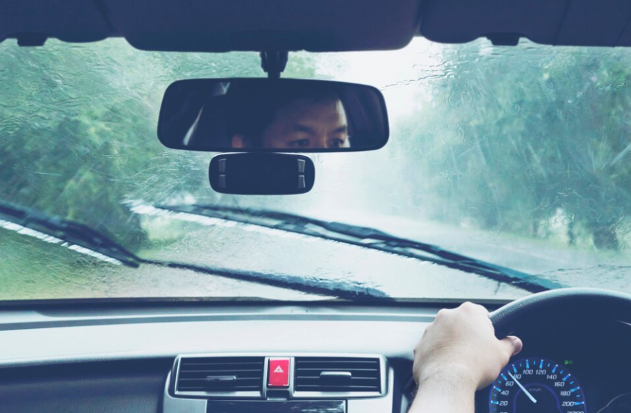 driving in the rain