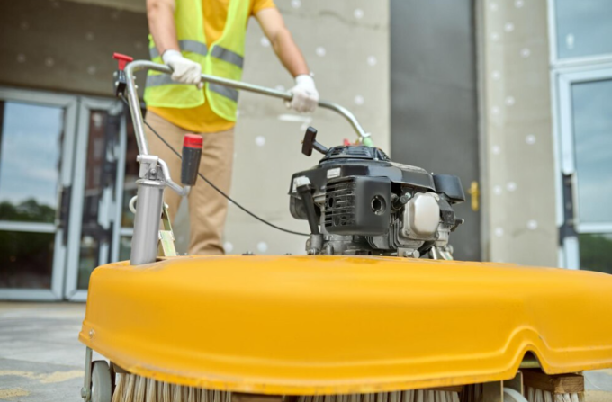 Zep cleaner and a power washer