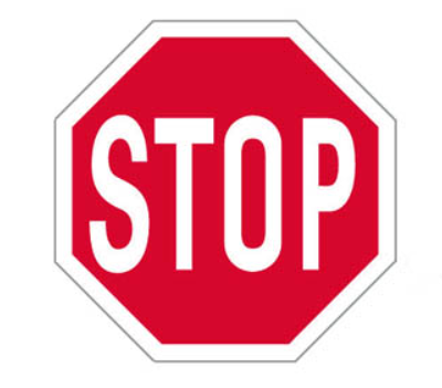 Πρόστιμο για οδηγό που παραβιάζει την ρυθμιστική πινακίδα Ρ02 "STOP"