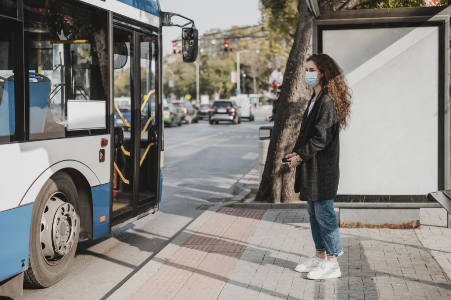 side-view-woman-waiting-bus