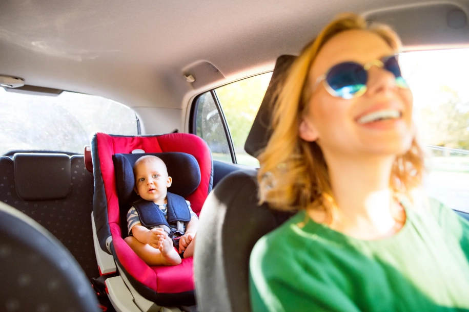 baby in backseat