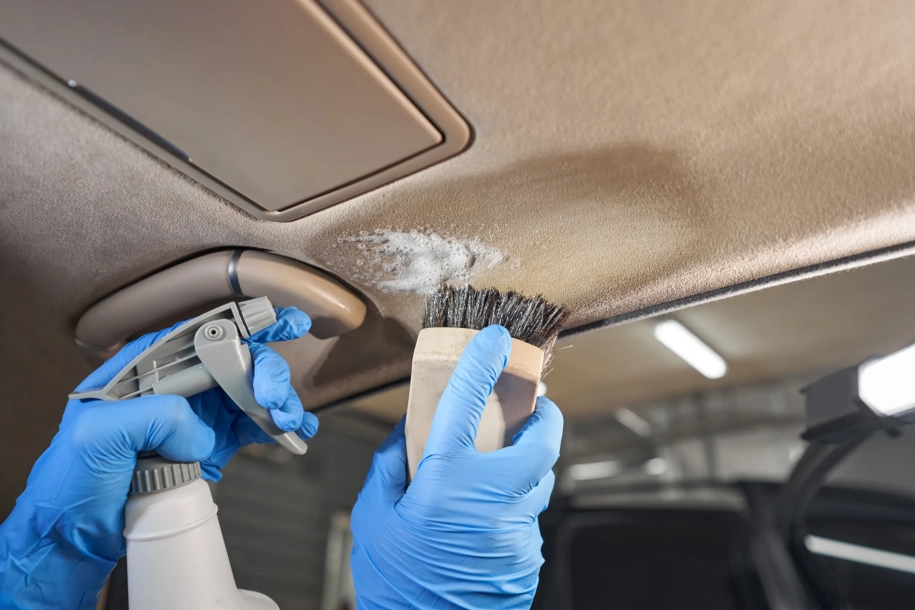 car ceiling cleaning