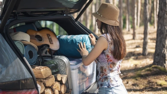 overloading the car